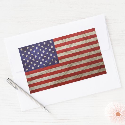 Wetterflagge Rechteckiger Aufkleber (Umschlag)