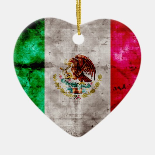 Wetterflagge Vintag Mexiko Keramikornament (Vorne)