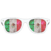 Wetterflagge Vintag Mexiko Sonnenbrille (Vorderseite)