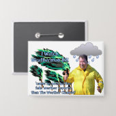 Wetterfrosch Bill Button (Vorderseite/Rückseite)