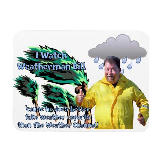 Wetterfrosch Bill Magnet (Horizontal)