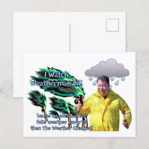 Wetterfrosch Bill Postkarte