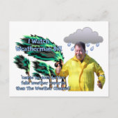 Wetterfrosch Bill Postkarte (Vorderseite)