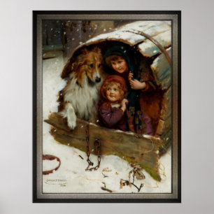 Wettergebunden durch Arthur John Elsley Poster