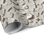 Wettergekrempelte Lacktextur Geschenkpapier (Rolleneckpunkt)