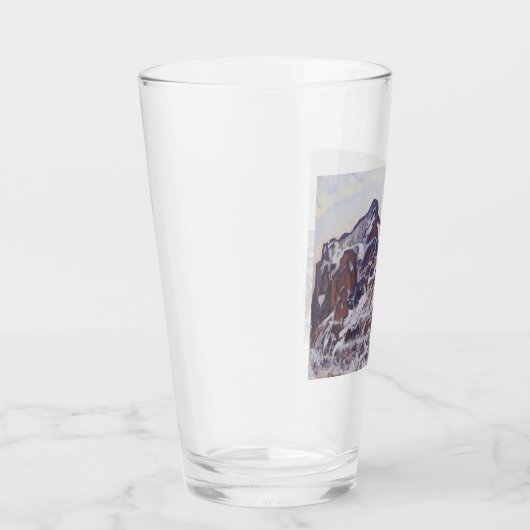 Wetterhornberg (Schneewinterlandschaft) Glas (Rechts)