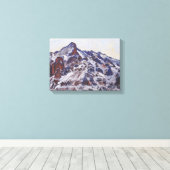 Wetterhornberg (Schneewinterlandschaft) Leinwanddruck (Insitu (Holzboden))