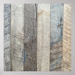 Wetterkarten Holzplatten Hintergrundtextur Poster