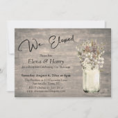 Wetterkarten mit Wildblumen, die wir gekocht haben Einladung (Vorderseite)