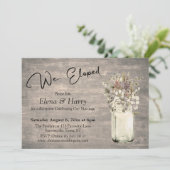 Wetterkarten mit Wildblumen, die wir gekocht haben Einladung (Stehend Vorderseite)