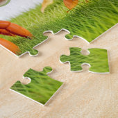 Wetterkrabbe misst Klima mit Regenbogen-Schirm Puzzle (Seite)