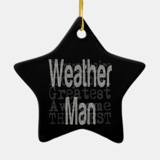 Wettermann Extraordinator Keramik Ornament (Hinten)