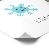 Wetterpädagogik mit Kawaii Faces Poster (Ecke)