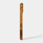 Wetterphänomene für Leder iPhone 15 Hülle (Rechte Seite)