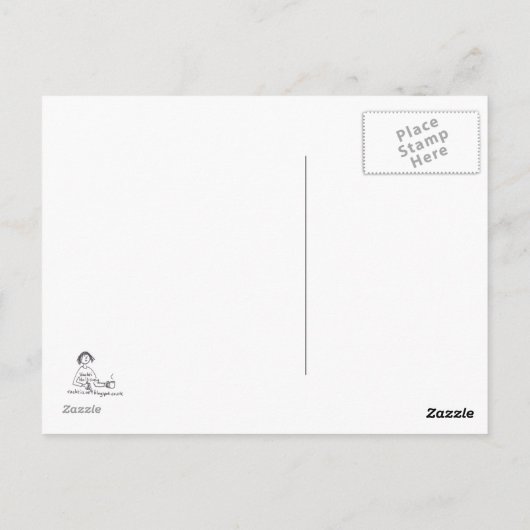 Wetterpostkarte Postkarte (Rückseite)