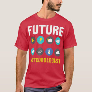 Wetterprognose des Meteorologen T-Shirt