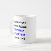 Wetterreporter, phantastisch kaffeetasse (Vorderseite Links)