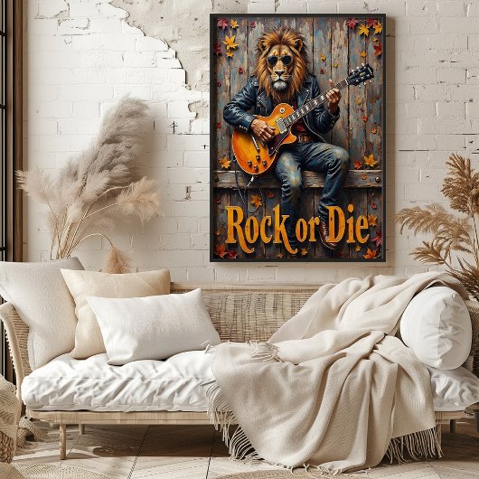 Wetterrhythmus: Löwensolo Poster