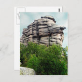 Wetterrock-Postkarte Postkarte (Vorne/Hinten)