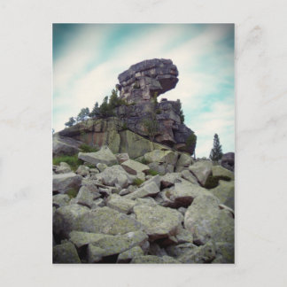 Wetterrock-Postkarte Postkarte