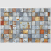 Wetterrust Patina Mosaic Tiles H6 Decoupage Seidenpapier (Vorderseite)