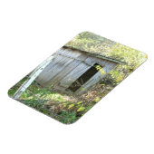 Wetterrustikales Shed Magnet (Linke Seite)
