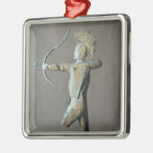 Wetterschaufel in Form eines amerikanischen Silbernes Ornament (Links)