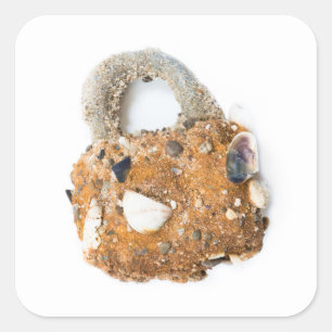 Wetterschloss Quadratischer Aufkleber