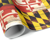 Wetterschutzpapier aus Maryland Geschenkpapier (Rolleneckpunkt)