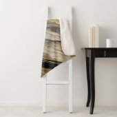 Wetterschwarz und goldener Streifen Sherpadecke (Beispiel)