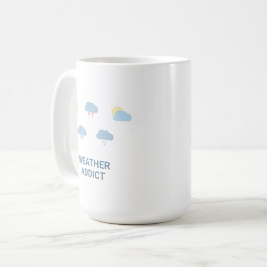 Wettersymbole Kaffeetasse (Vorderseite Links)