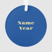 Wettersymbole Weihnachtsschmuck Ornament (Rückseite)