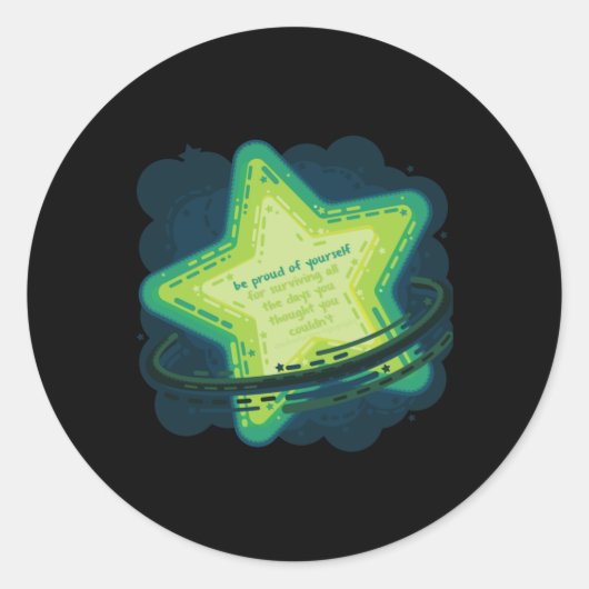 Wettertage [Asteroid] Aufkleber (Vorderseite)