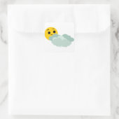 Wettertracker-Aufkleber Quadratischer Aufkleber (Tasche)