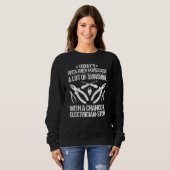 Wettervorhersage Elektrizität Sweatshirt (Vorne ganz)