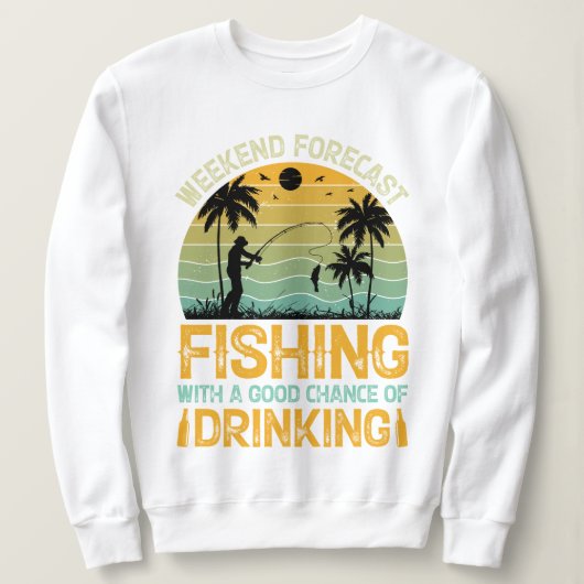 Wettervorhersage Fischen mit guten Chancen auf Di Sweatshirt (Design vorne)