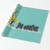 Wettervorhersage für Regenbekleidung Geschenkpapier (Ungerollt)