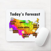 Wettervorhersage Mousepad (Mit Mouse)