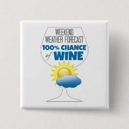 Wettervorhersage Sonntag 100% Chance Wein Button