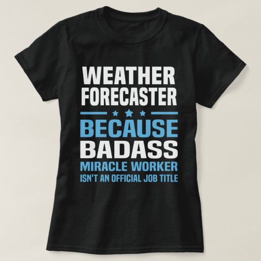 Wettervorhersage T-Shirt (Design vorne)