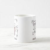 Wettervorhersage vorhersagt schlechten Zauber des Kaffeetasse (Mittel)