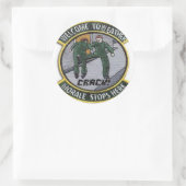 Wettervorhersager Runder Aufkleber (Tasche)