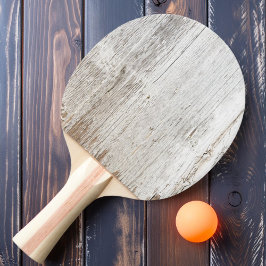 Wetterweißes, gewaschenes Holz Tischtennis Schläger
