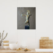 Wetterwelle in Form eines Amerikanischen Ureinwohn Poster (Küche)