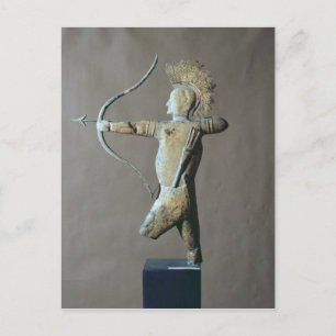 Wetterwelle in Form eines Amerikanischen Ureinwohn Postkarte