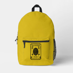 Wettkampf-Fechten Bedruckter Rucksack