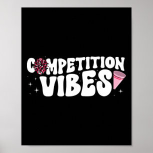Wettkampf-Stimmung Jubel Wettbewerb Tag Cheerleade Poster