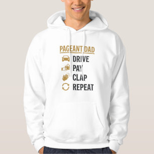 Wettkampf-Vater-Fahren-Bezahlen-Klatschen-Wiederho Hoodie