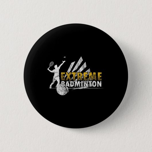 Wettkampfpla für Extreme Badminton Button (Vorderseite)