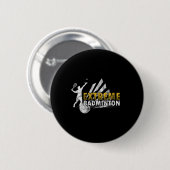 Wettkampfpla für Extreme Badminton Button (Vorne & Hinten)